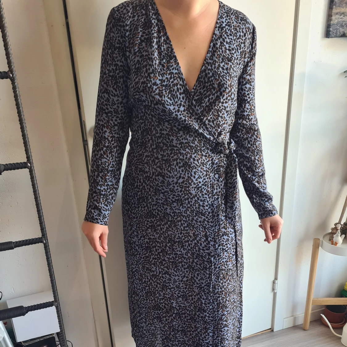 Leopardmönstrad klänning - 90
