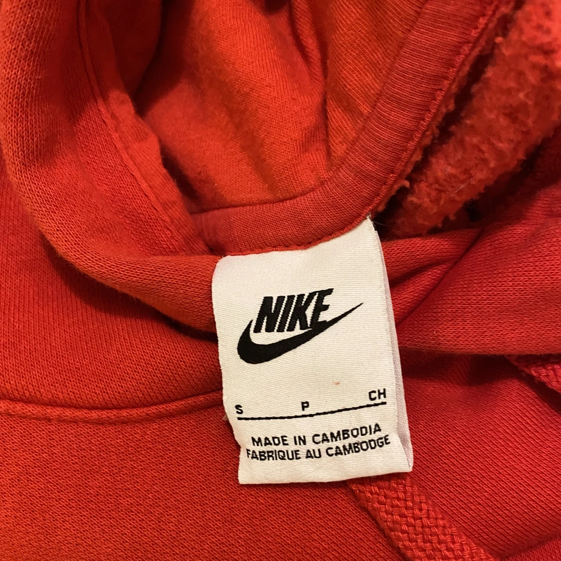 Röd Nike hoodie small - 91