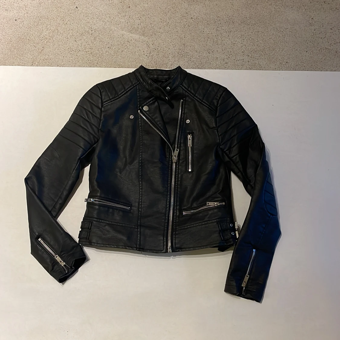 Riktig häftig läderjacka 