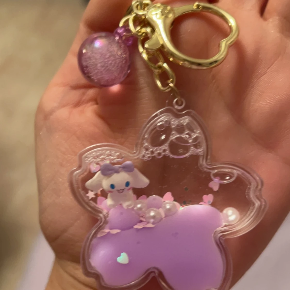 sakura cinnamoroll aqua nyckelring!  - 90