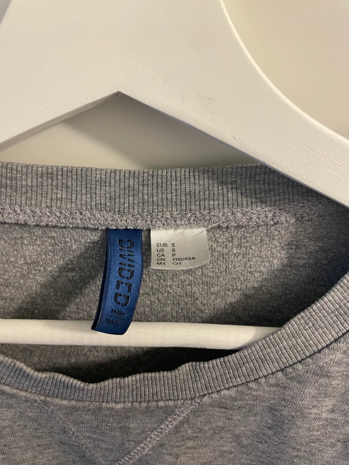 Grå sweatshirt - 90