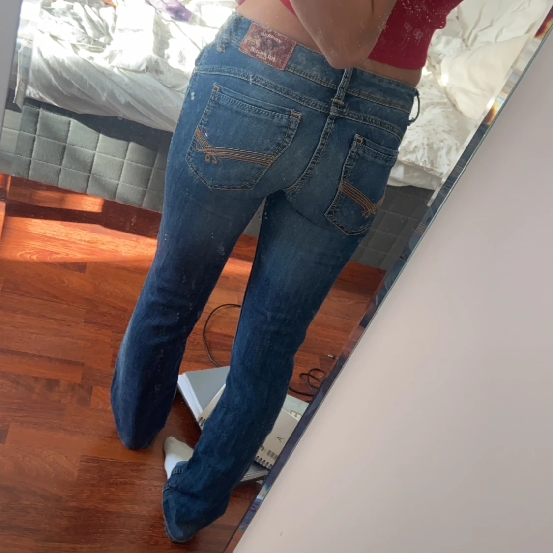 Lågmidjade jeans  - 90