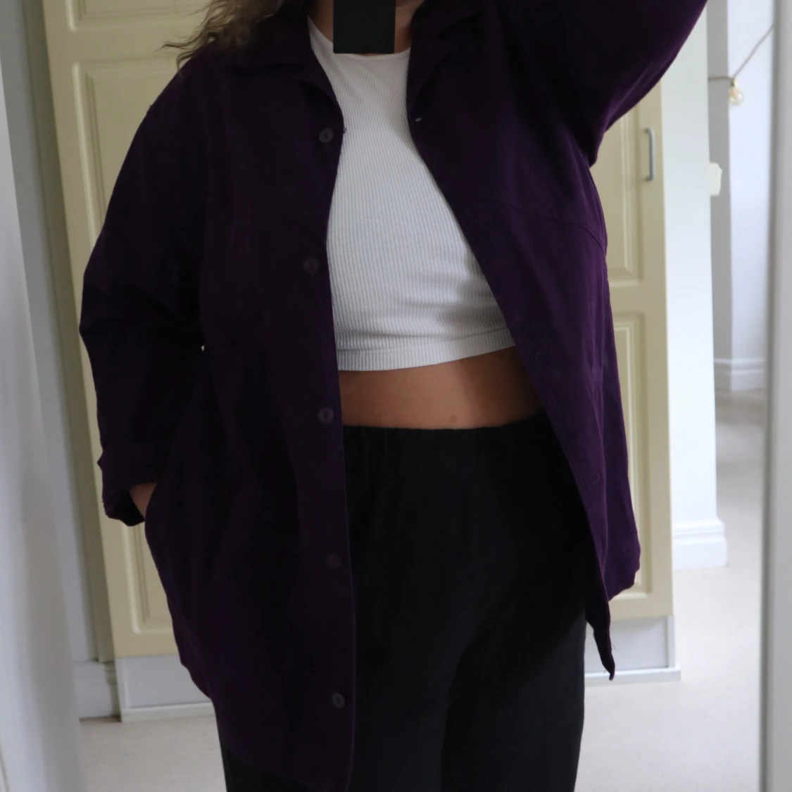 Lila unisex jacka/skjorta - 90