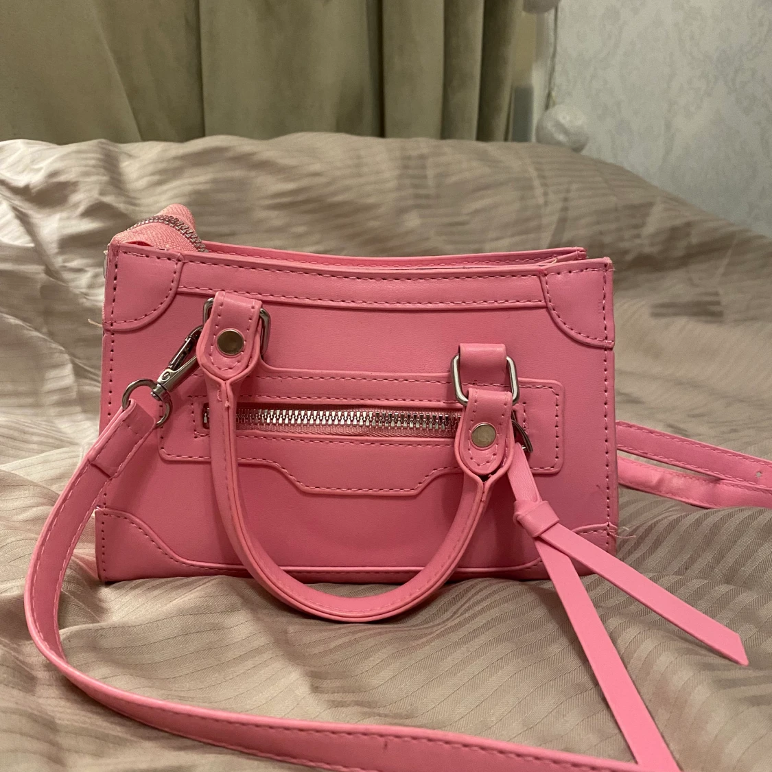 Rosa mini väska
