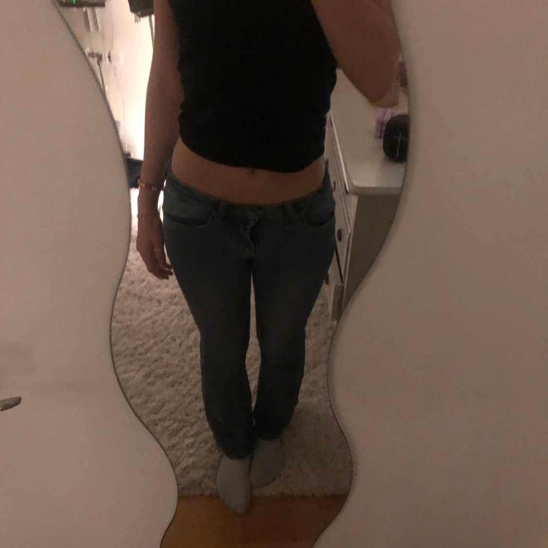 Lågmidjade jeans