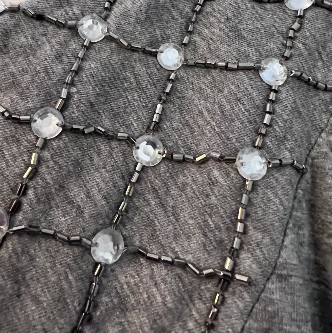 T-shirt med paljetter  - 91