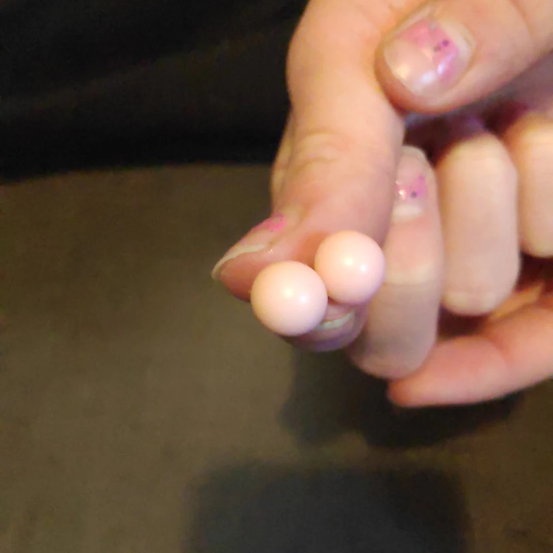 Rosa plop örhängen - 91