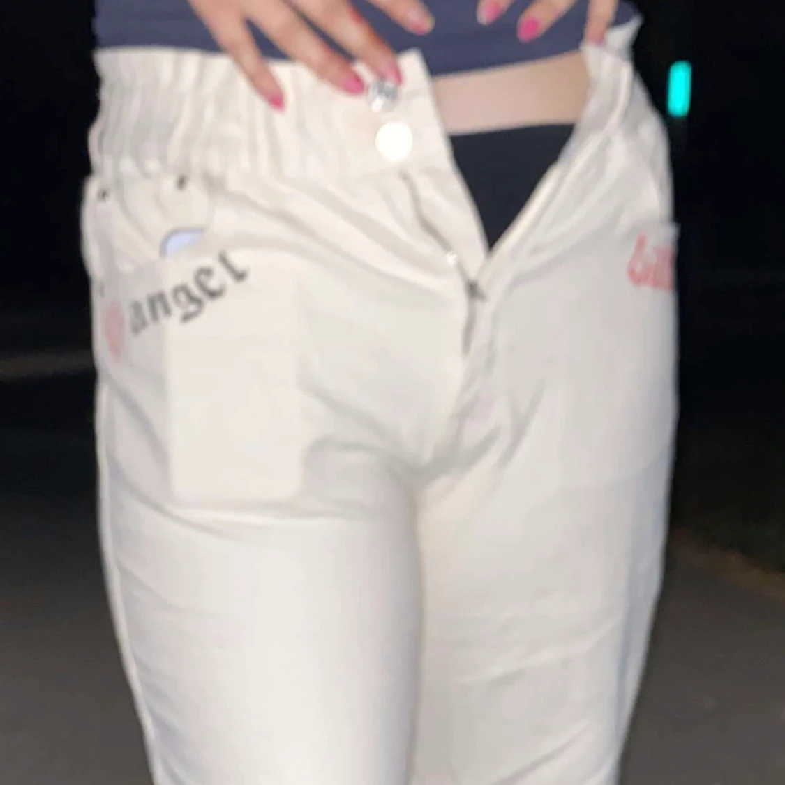 Unika jeans då jag designat själv! - 91