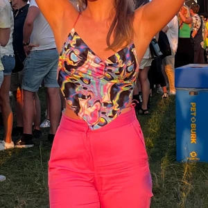 Partytopp  - Topp med snörad rygg från shein använd 1 gången