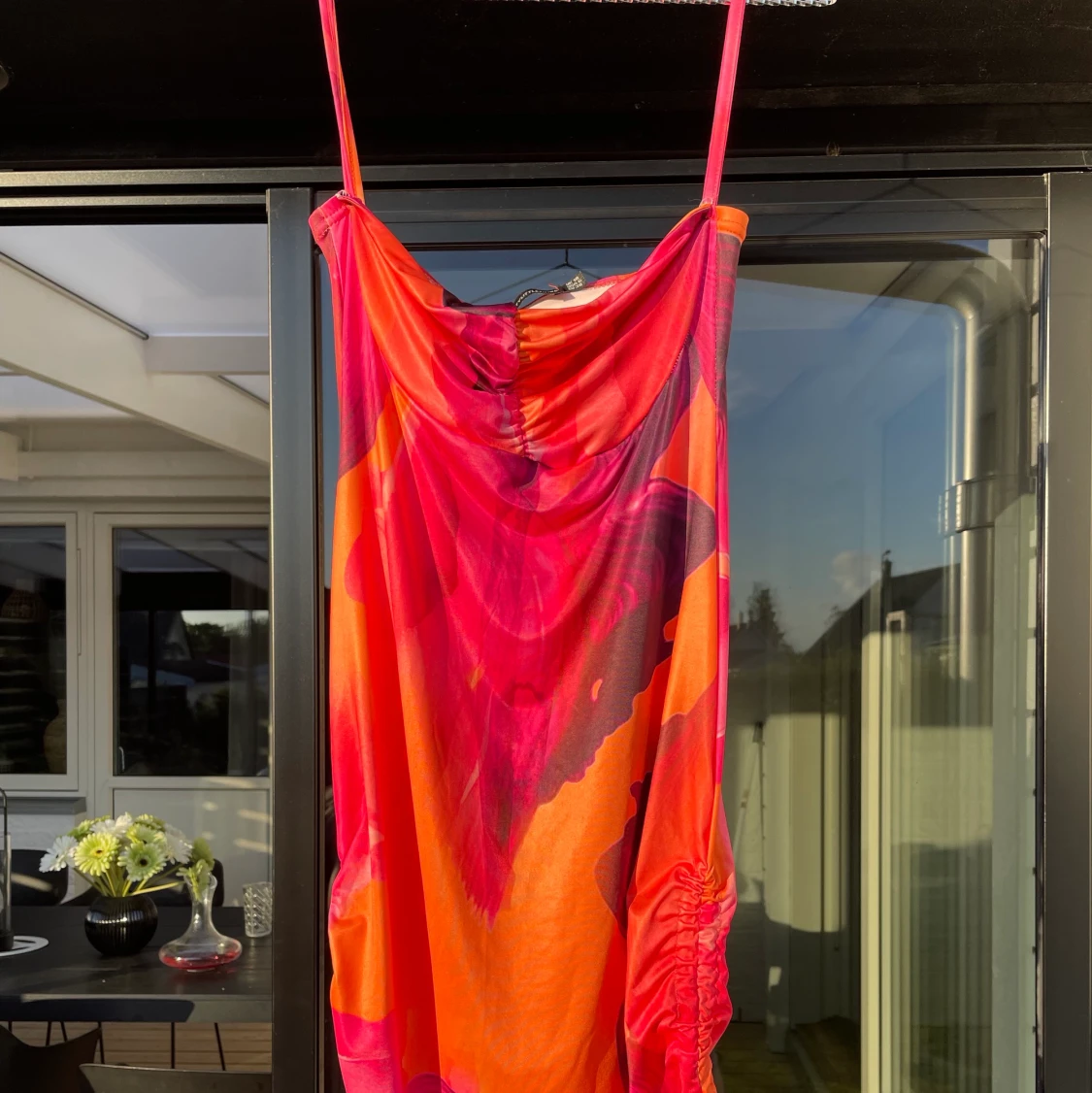 Mönstrad klänning  - 91