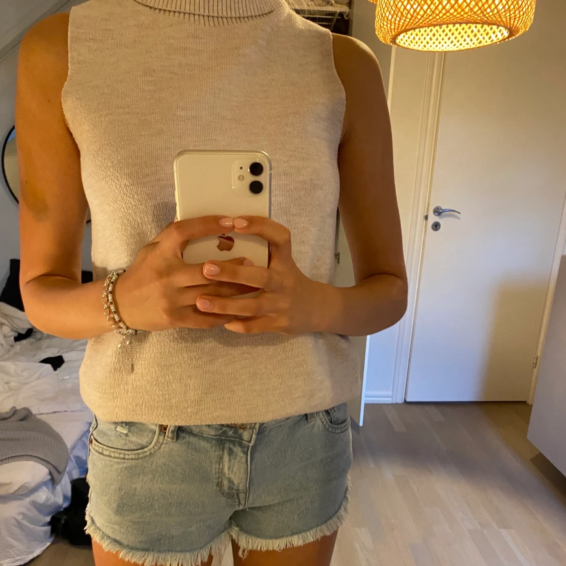 Stickad polotröja - 90