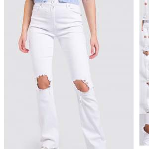 Lånade bilder!!                                                         intressekoll på mina vita jeans från Madlady!!Helt oanvända💞