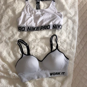 2 snygga sportbh:ar🏋🏽‍♀️ - Två snygga och sköna sportbh:ar, säljer dem pga för små✨ Den första är från Nike i strl M och den ändra är från Lindex i strl 75C💫 Nike: 200kr  (nästan oanvänd) Lindex: 100kr För båda: 270kr 🦋DM för fler bilder🦋                 Ny pris: Nike, 300kr Lindex, 250kr