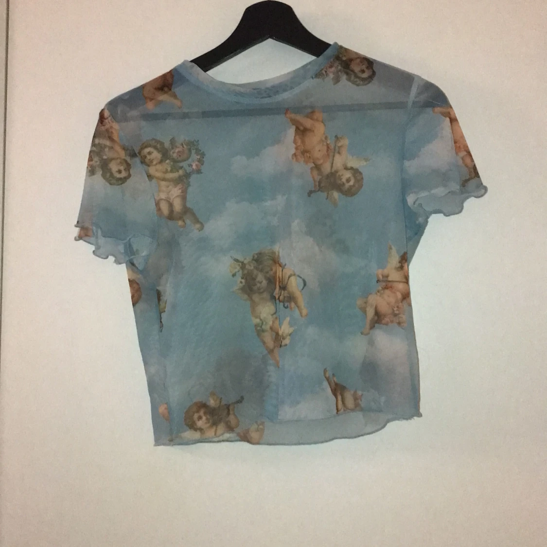 Mesh tröja med änglar