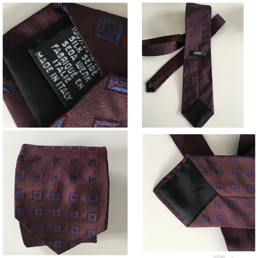 Hugo Boss slips made in Italy.100% silk.ren och i toppskick.. Accessoarer.