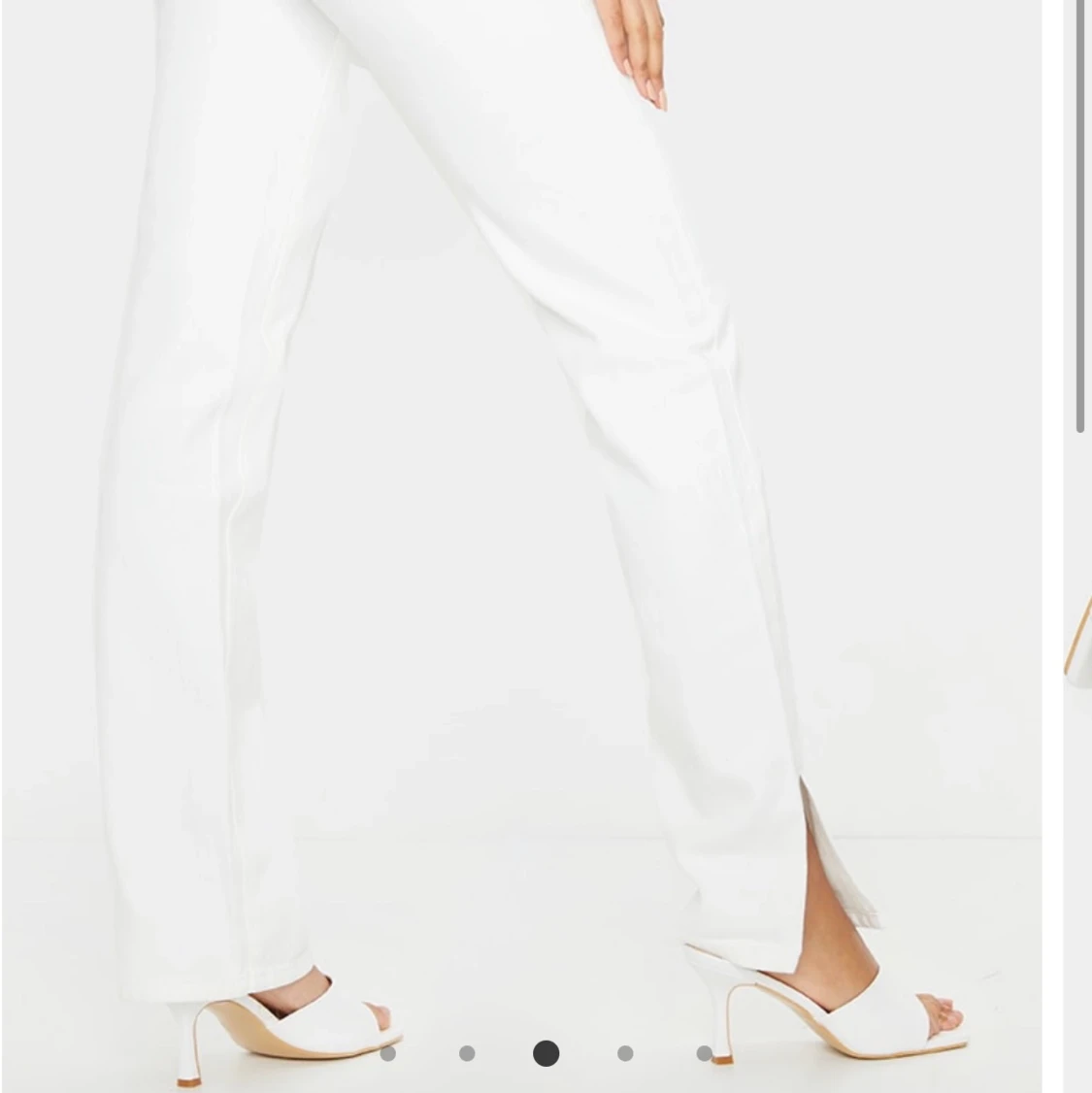 Jeans med split - 90