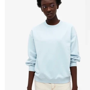 Monki tröja  - Helt oanvänd slutsåld ljusblå sweatshirt ifrån monki 240 med frakt! Först till kvarn 