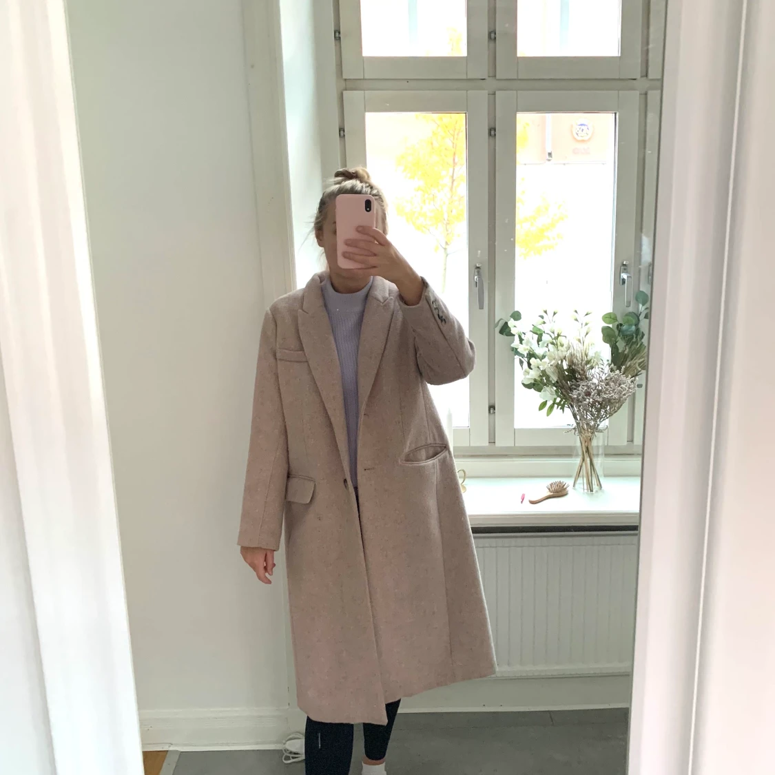 Beige oversized kappa - 90