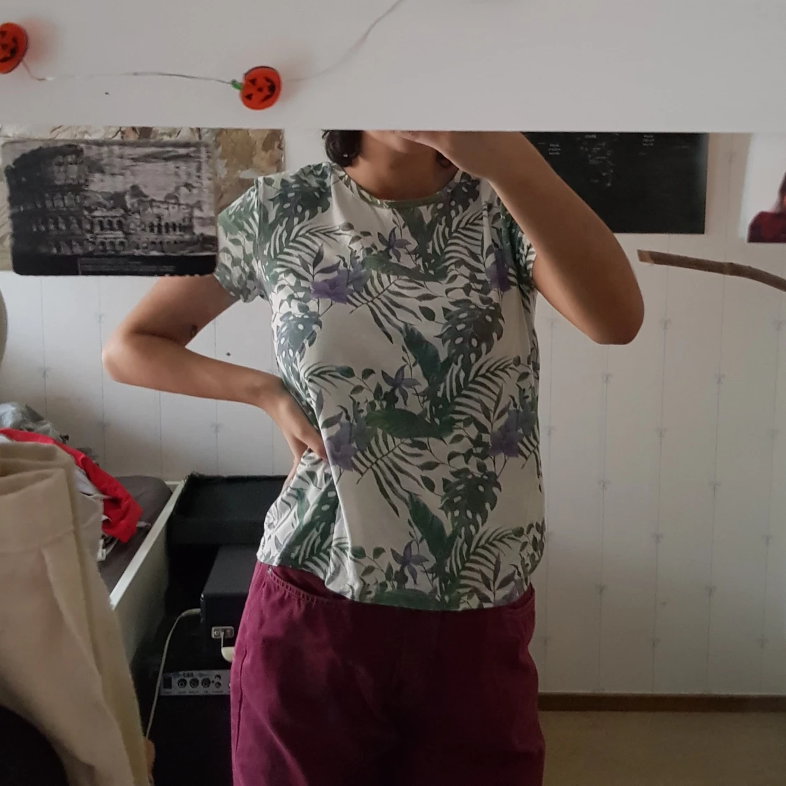 Växtlig t-shirt - 90