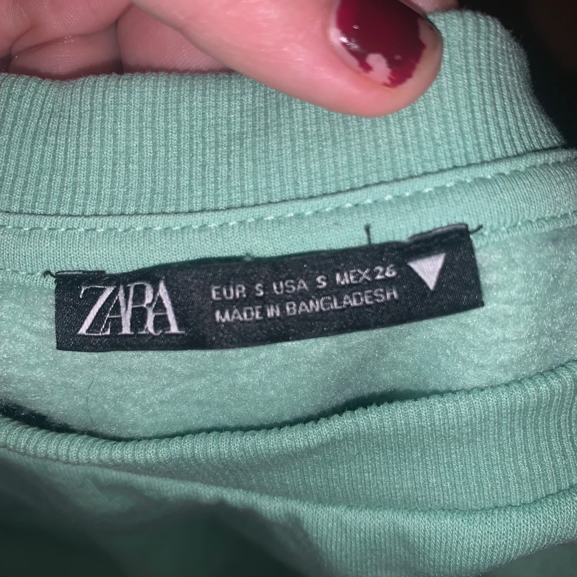 Mintgrön tröja från zara strl S - 91