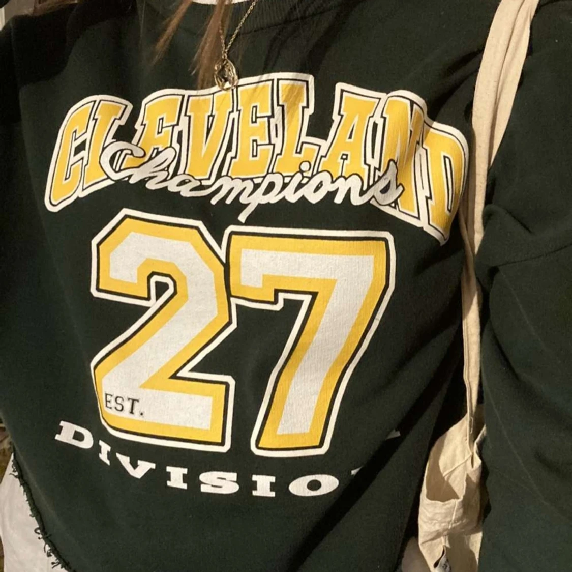 Grön sweatshirt  - 90