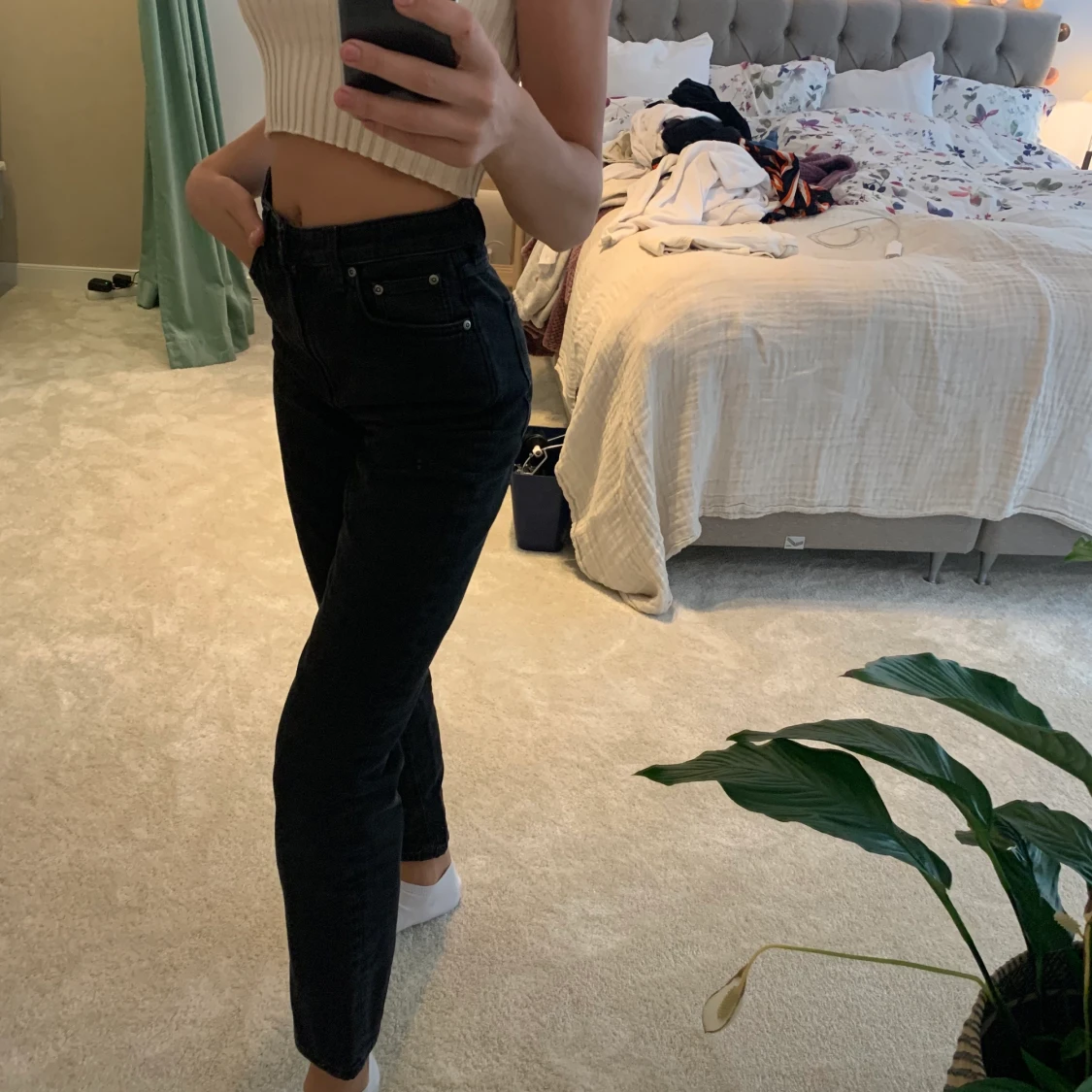 Svarta jeans från nudie jeans & co