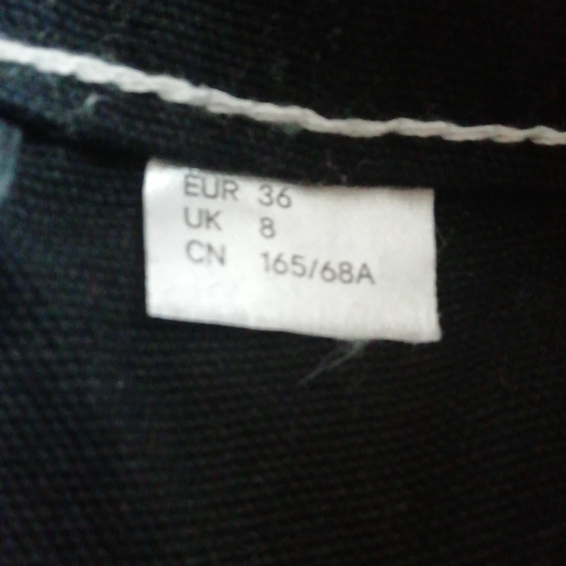 Black pants with white outline - 91