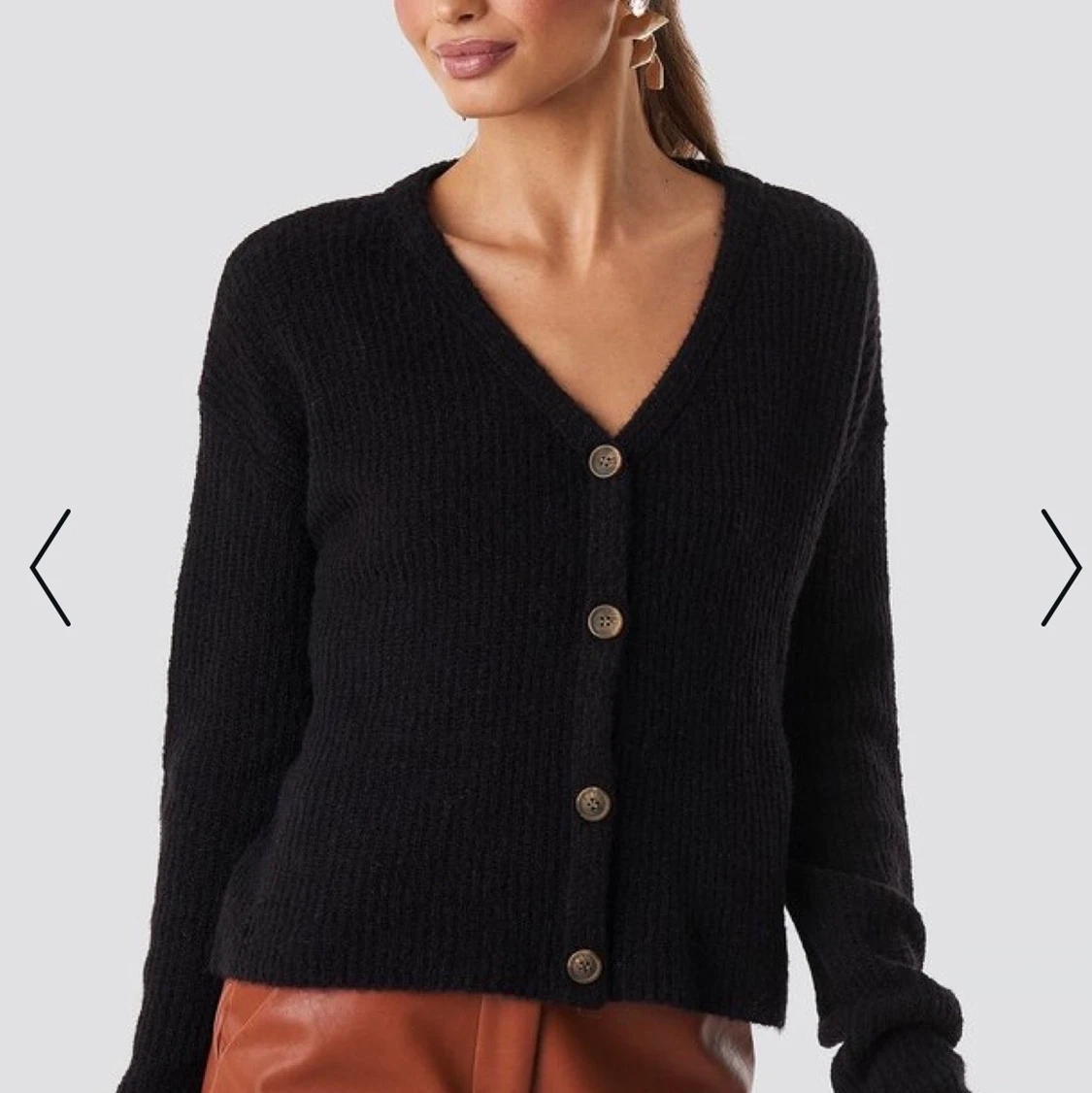 Stickad cardigan