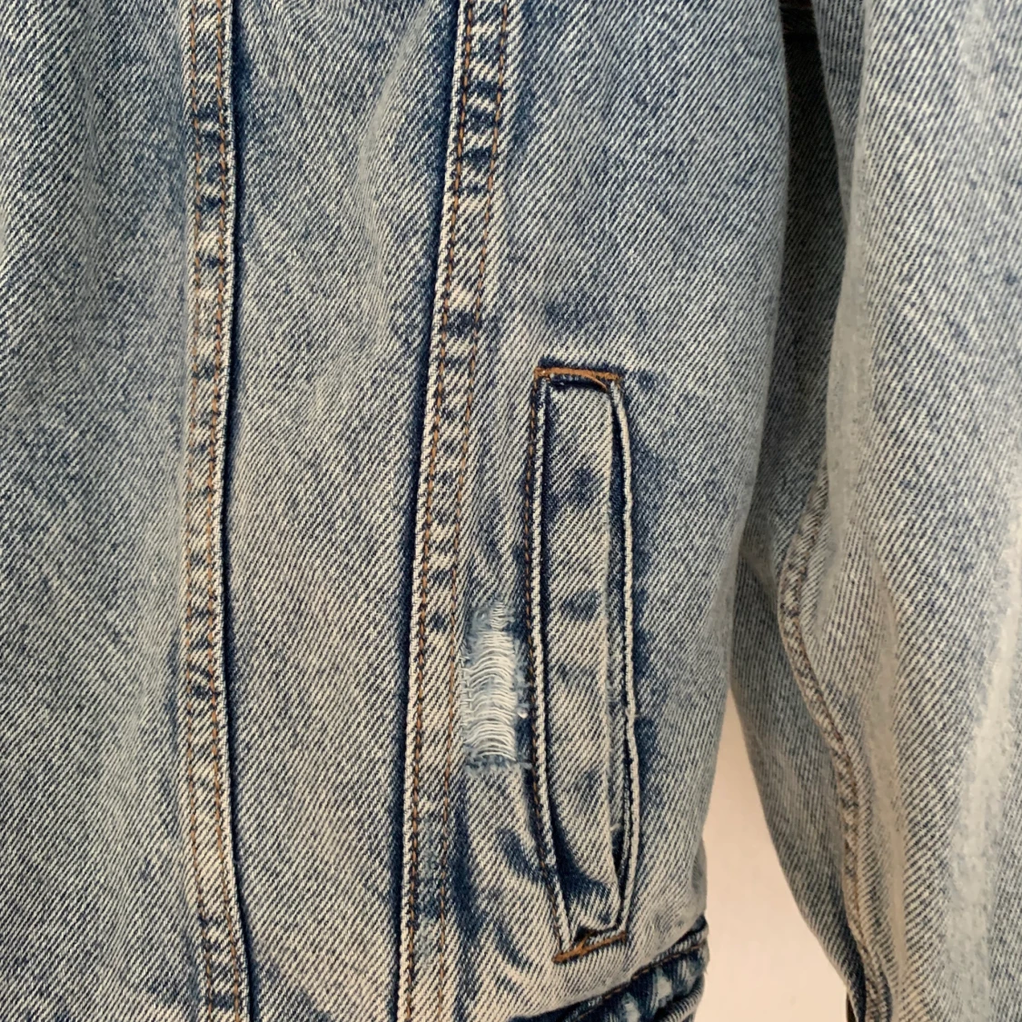 Oversized Jeansjacka  - 90