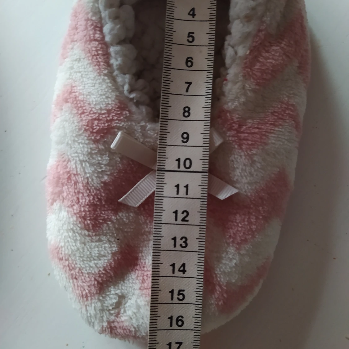 Söta rosa/vita tofflor supermjuka! - 90