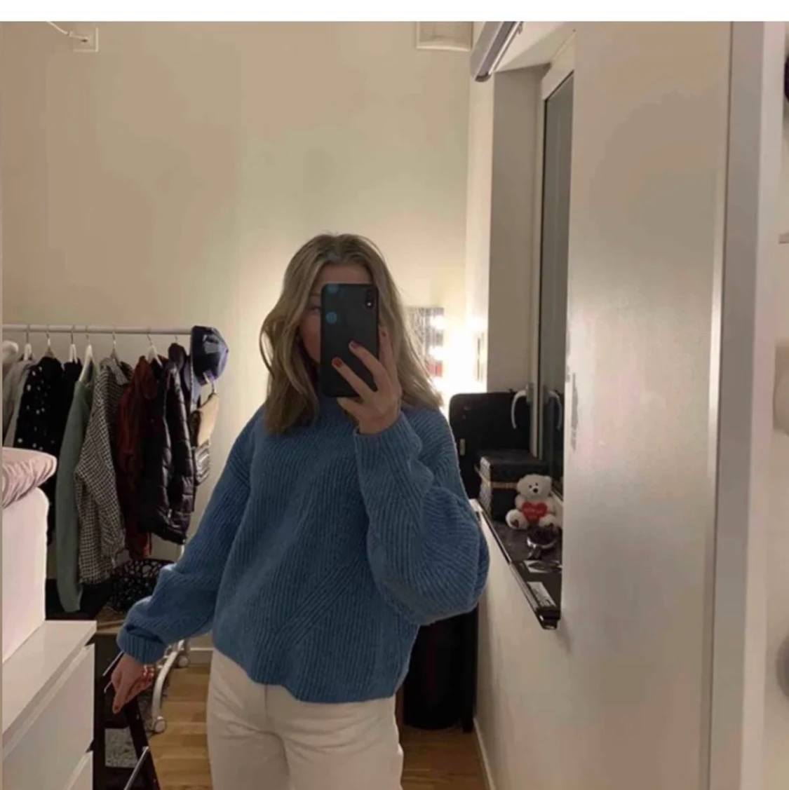 Stickad tröja från hm. - 90