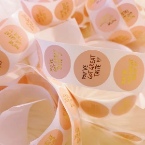 Frimärke/ stickers - SäljaTHANK YOU FOR YOUR ORDER stickers för 30kr. YOU'VE GOT GREAT TASTE stickers 50st för 30kr. Frakt 12kr. Finns 1000 i lager.  Mer finns på min andra insta @bgm.suppliers