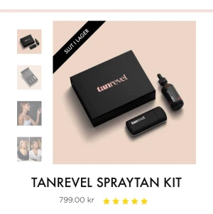 Tanrevel -  Säljer nu min tanrevel som inte kommer till användning.  Endast använd fåtal gånger och den funkar felfritt! Det som ingår är : apparaten samt laddare. Refill finns att köpa på hemsidan. Nypris för hela kitet är : 799kr Mitt pris : 266kr inkl spårbar frakt Jag har kört igenom den med vatten så att den är ren😊 Enda jag kan anmärka är att rengörings knappen har blivit färgad av själva färgen(se bild), men absolut inget som är några problem då det endast syns om du öppnar upp apparaten. Färgen får du köpa själv via hemsidan då jag använt upp min.   Säljes pga har inte kommit till användning på länge.  Se resterande bilder på apparaten.