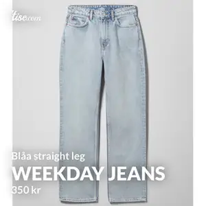 Straight leg jeans från weekday. Säljer för 350kr ink frakt 