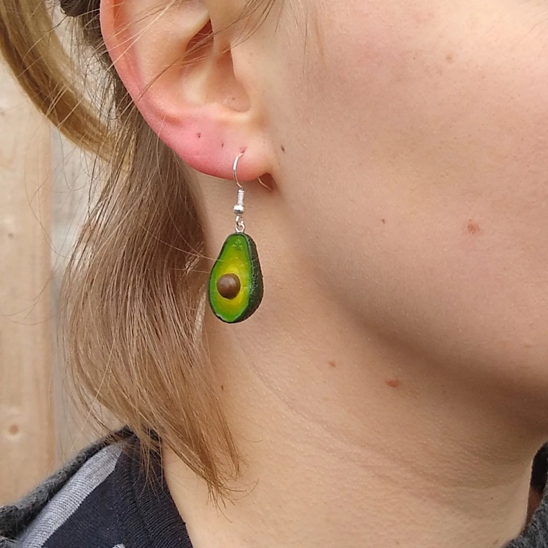 Hemmagjorda Avokado örhängen
