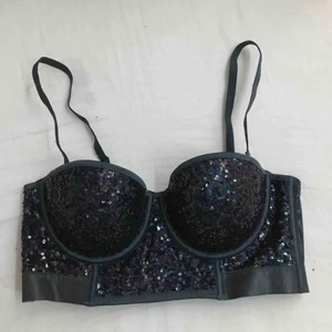 Bralette - Oanvänd paljett Bh/topp från h&m! storlek 80B