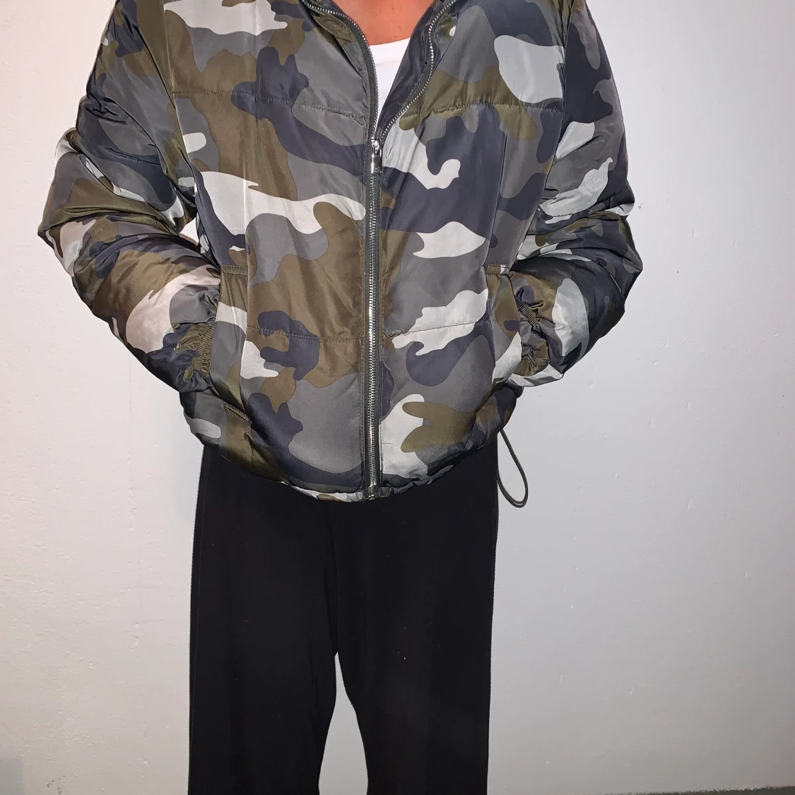 Camo bomber