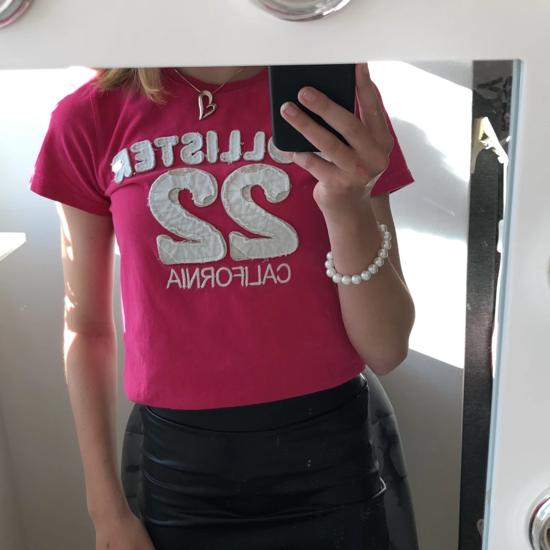 Rosa holister t-shirt - 90