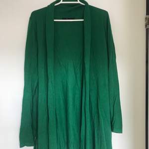 Long green summer cardigan