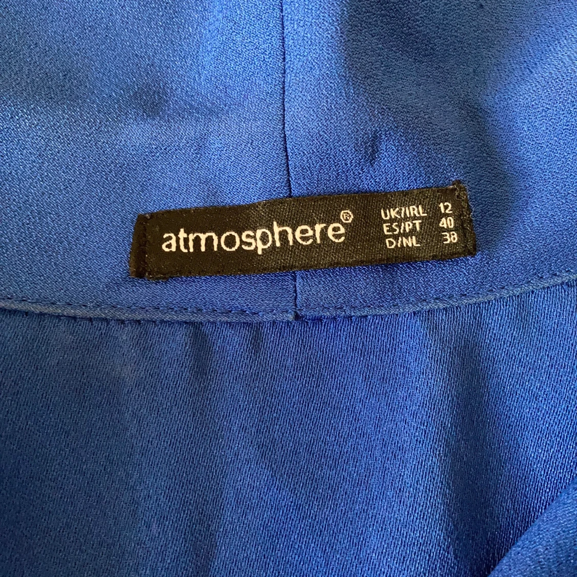 Klarblå festklänning - 91