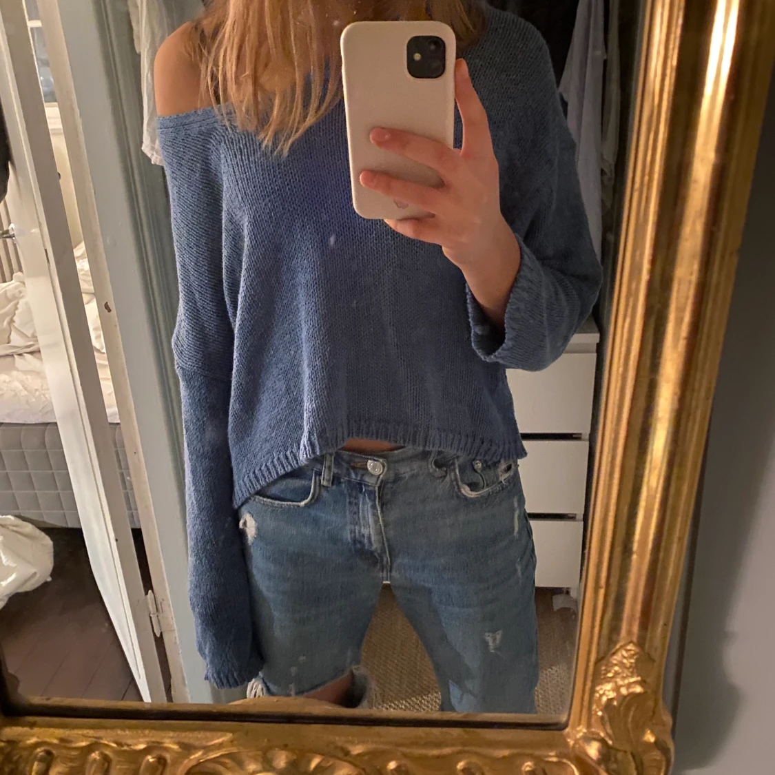 Stickad tröja från zara