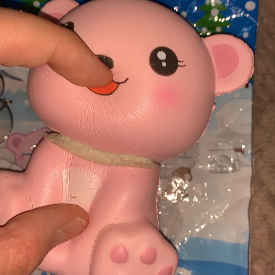 Punimaru rosa isbjörn squishy  - 90