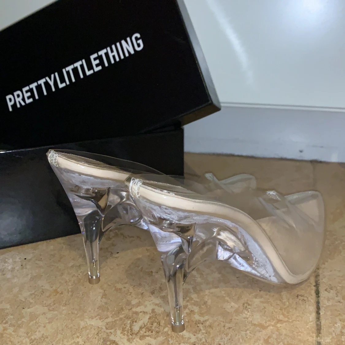 Clear high heels - 91