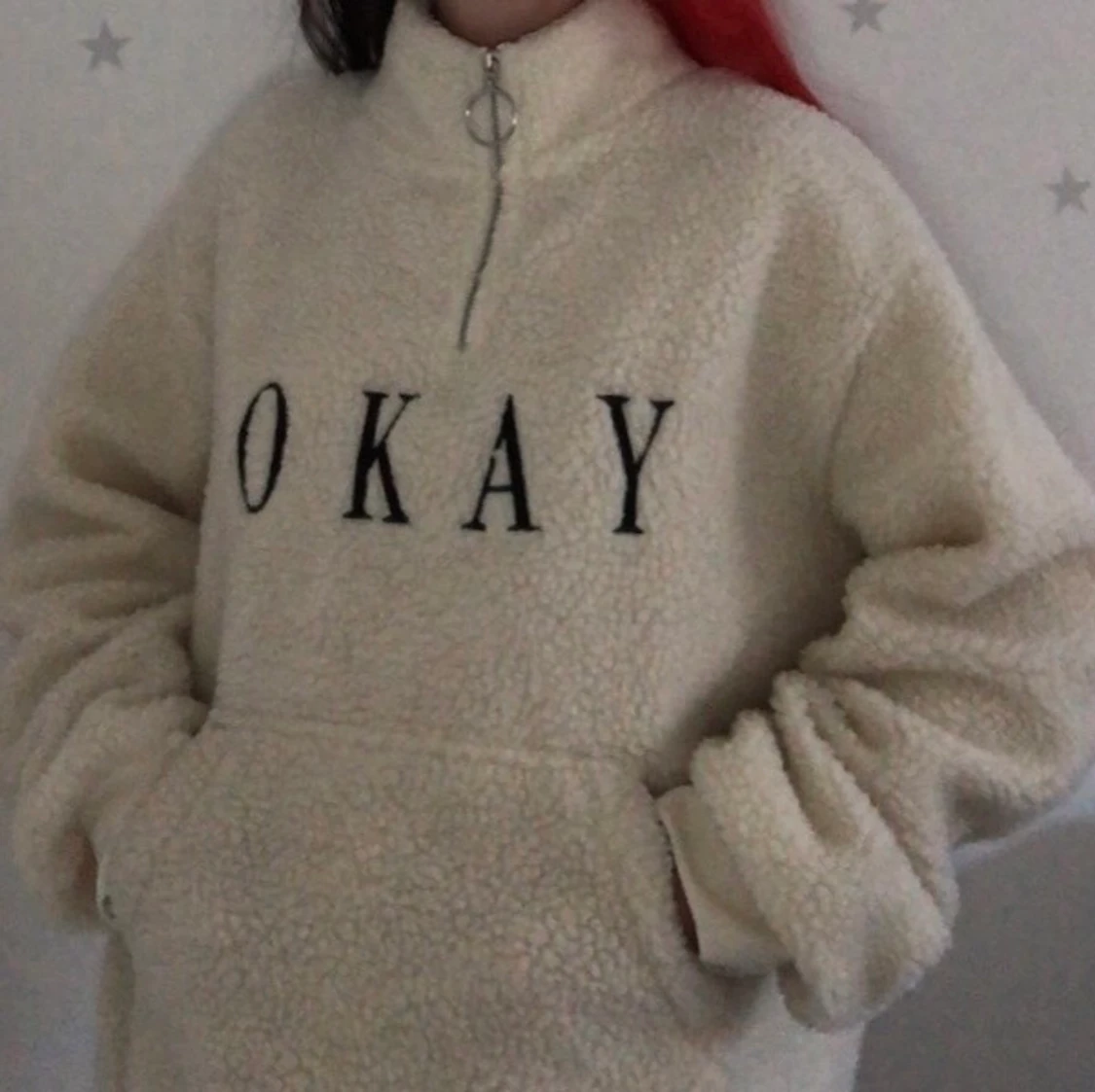 H&M ”Okay” Teddy Bear tjocktröja - 90