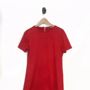 faux suede red Zara dress that is so pretty but doesn’t fit me well anymore :( 🌹🌹