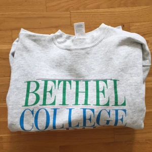  - Gosig collagetröja köpt på beyond & retro. Väldigt bra skick. Jag är vanligtvis en S-M och den här är oversized på mig. Frakt 69kr. 