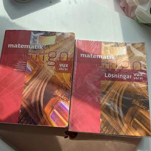 Säljer båda böckerna använde endast en termin, de är i fin skick. Matematik Origo vux 2b/2c + lösningar 