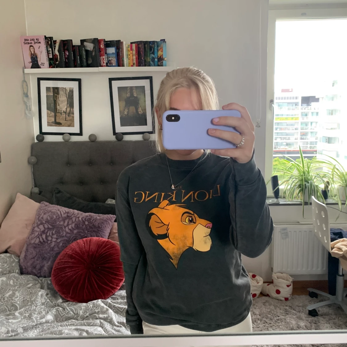 Tjocktröja med lejon kungen  - 91