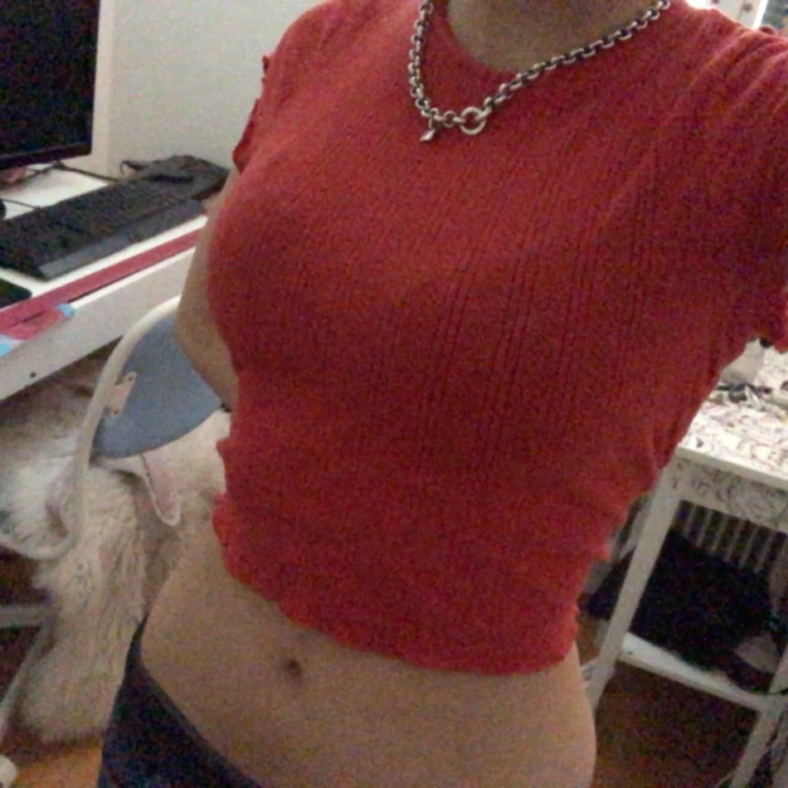 Röd ribbad Urban outfitters:*