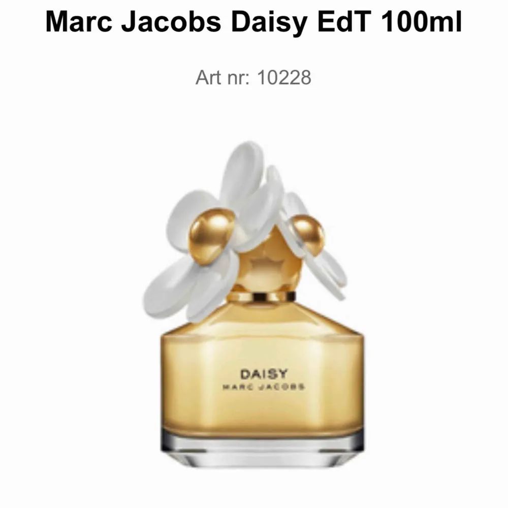 Marc Jacob dam parfym använd lite  . Övrigt.